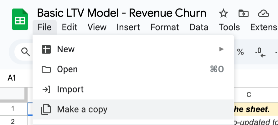 How to create a copy of a Google Sheet